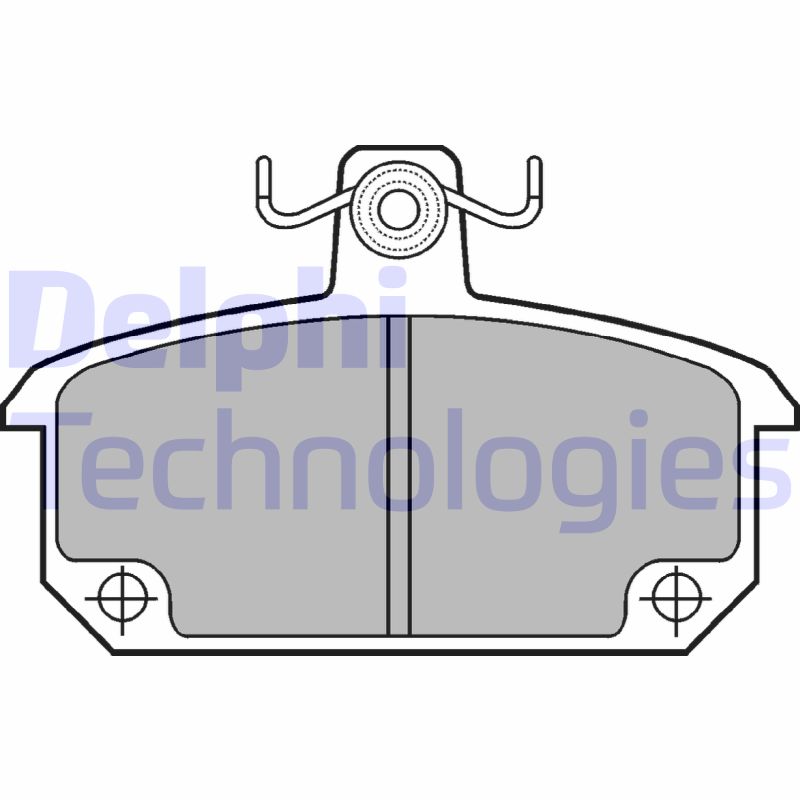 Remblokset Delphi Diesel LP168