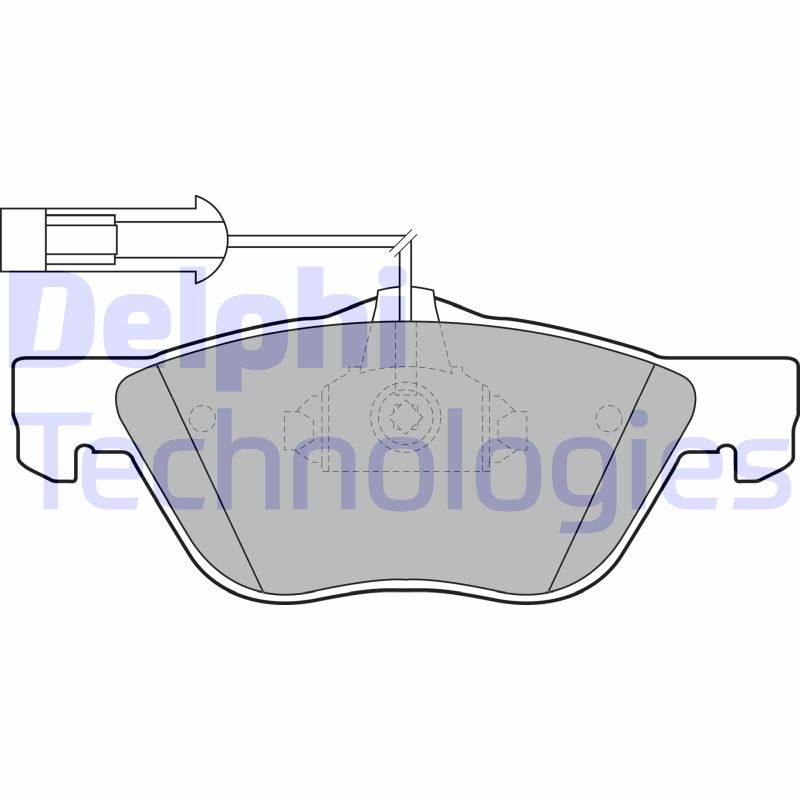 Remblokset Delphi Diesel LP1686