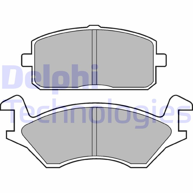 Remblokset Delphi Diesel LP169