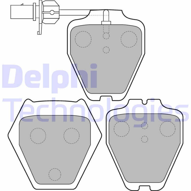 Remblokset Delphi Diesel LP1703