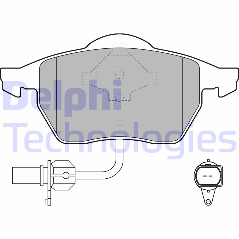 Remblokset Delphi Diesel LP1706