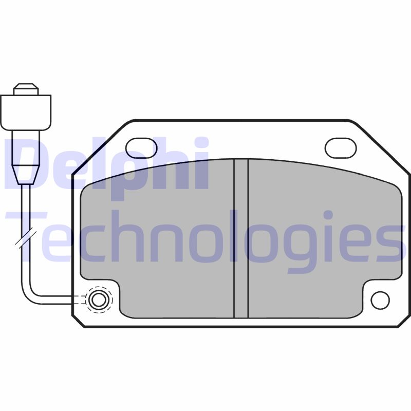 Remblokset Delphi Diesel LP172