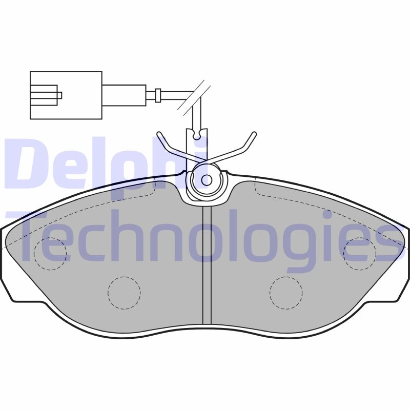 Remblokset Delphi Diesel LP1748