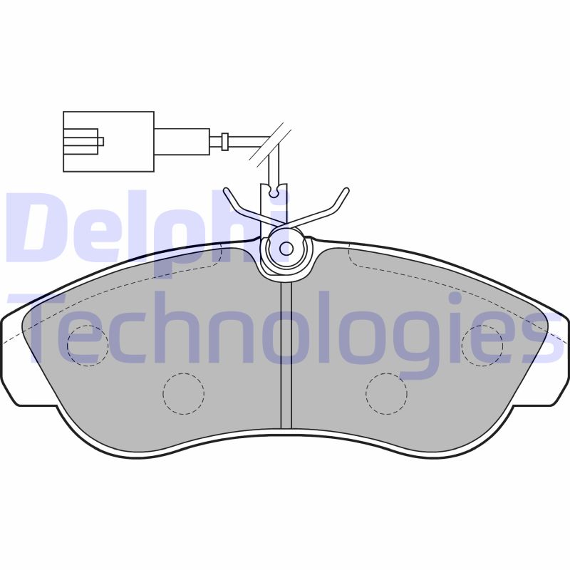 Remblokset Delphi Diesel LP1749