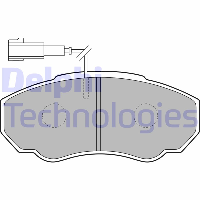 Remblokset Delphi Diesel LP1750