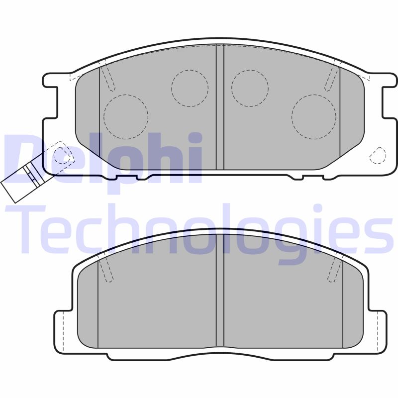 Remblokset Delphi Diesel LP1758