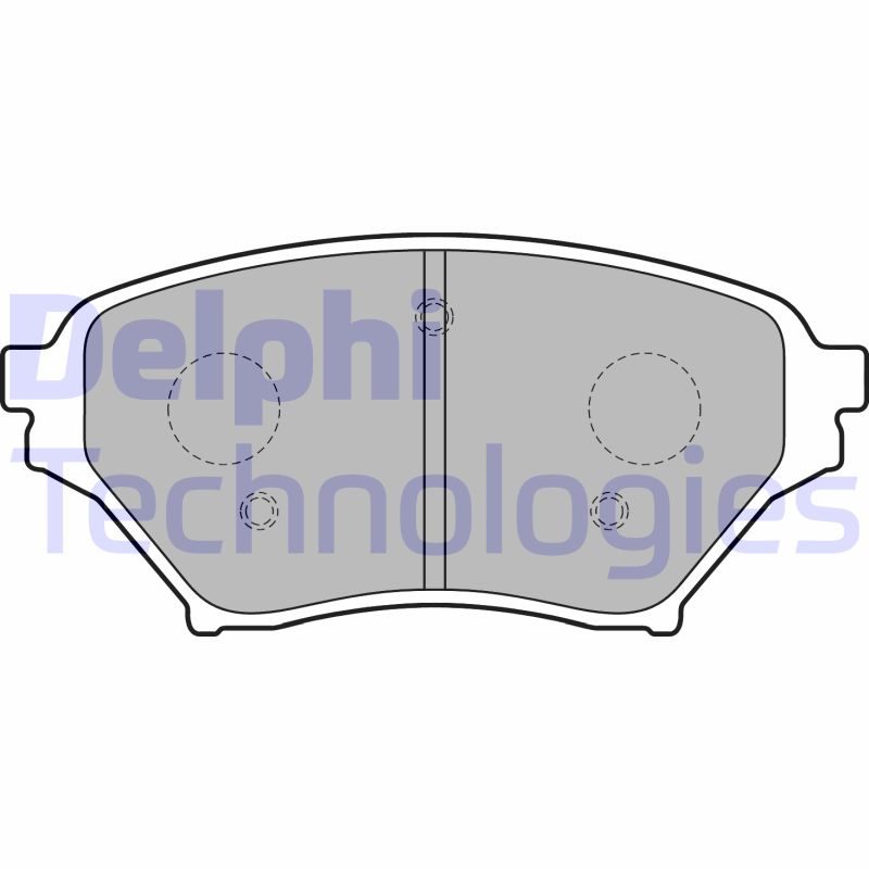 Remblokset Delphi Diesel LP1761