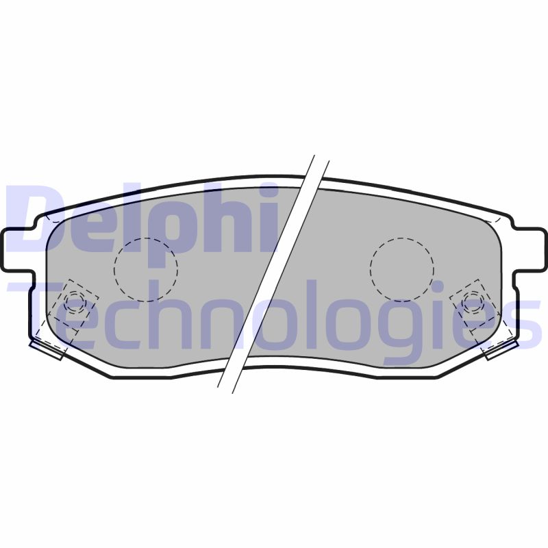 Remblokset Delphi Diesel LP1771