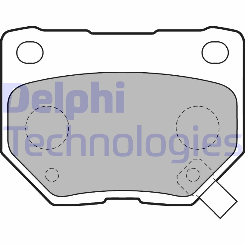 Remblokset Delphi Diesel LP1780