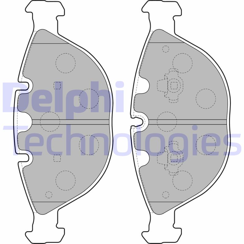 Remblokset Delphi Diesel LP1798