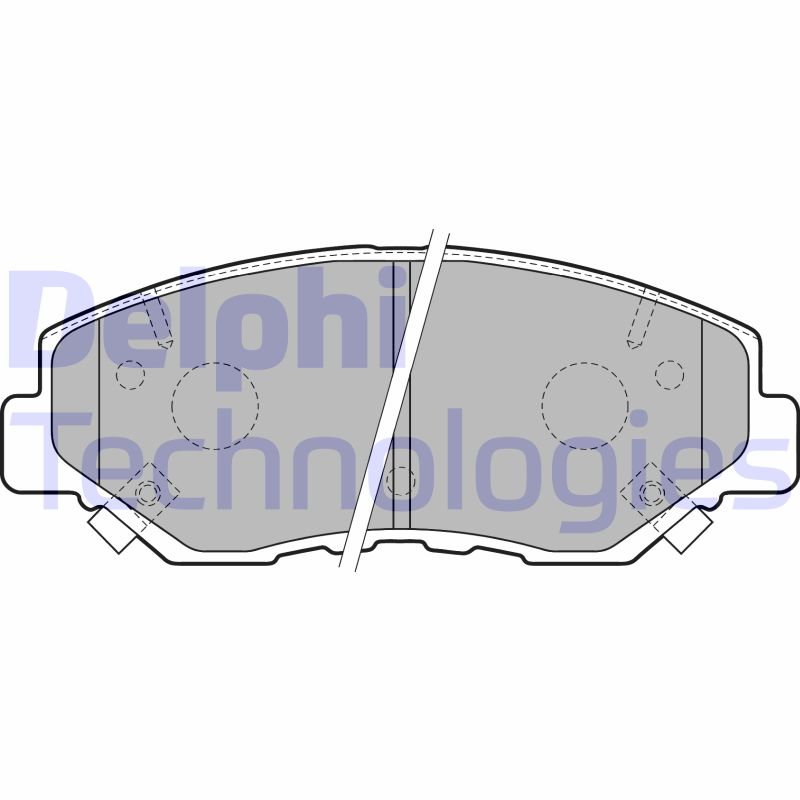 Remblokset Delphi Diesel LP1806