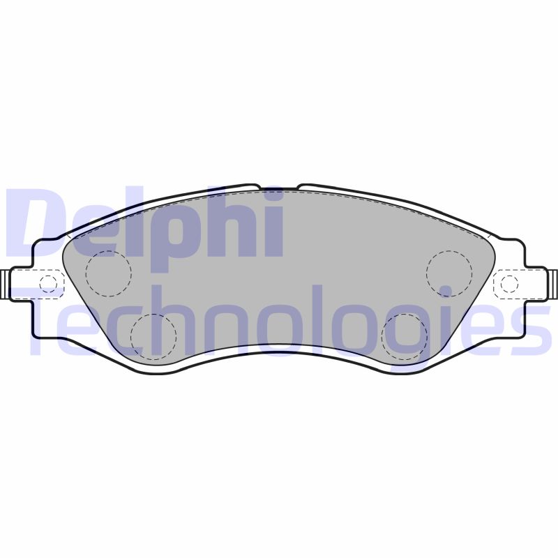 Remblokset Delphi Diesel LP1816