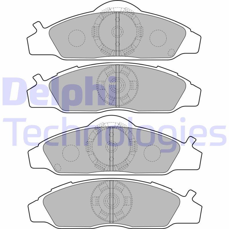 Remblokset Delphi Diesel LP1817