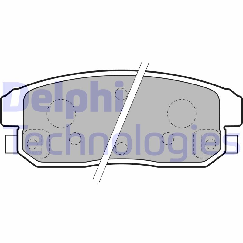 Remblokset Delphi Diesel LP1829