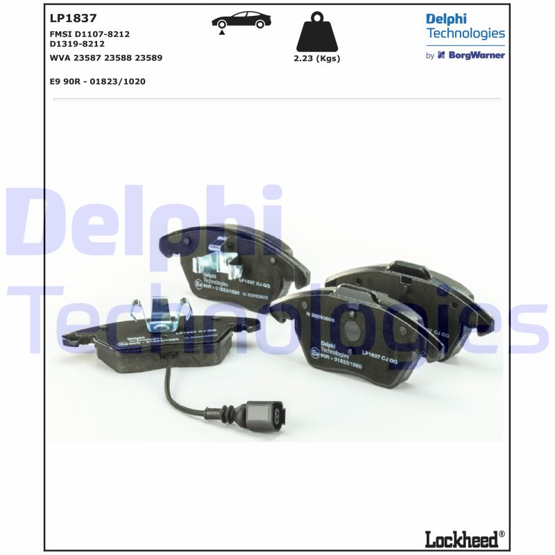 Delphi Diesel Remblokset LP1837