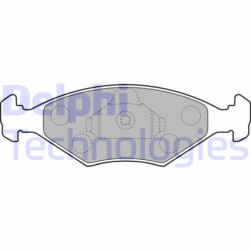 Remblokset Delphi Diesel LP1854