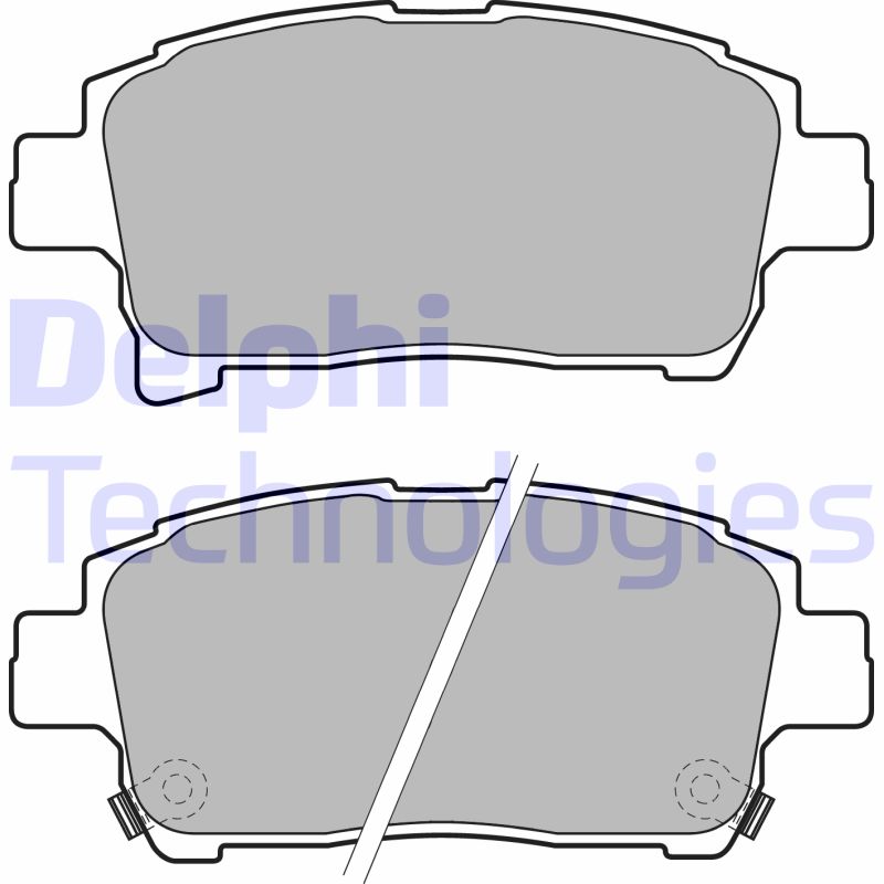 Remblokset Delphi Diesel LP1896