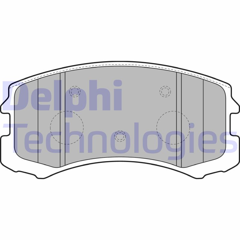 Remblokset Delphi Diesel LP1901
