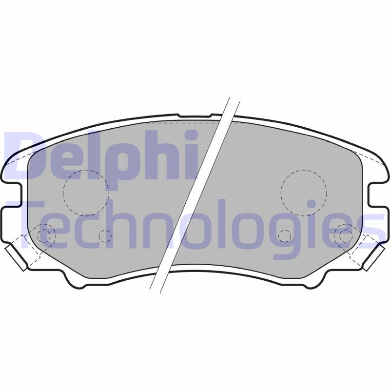 Remblokset Delphi Diesel LP1902