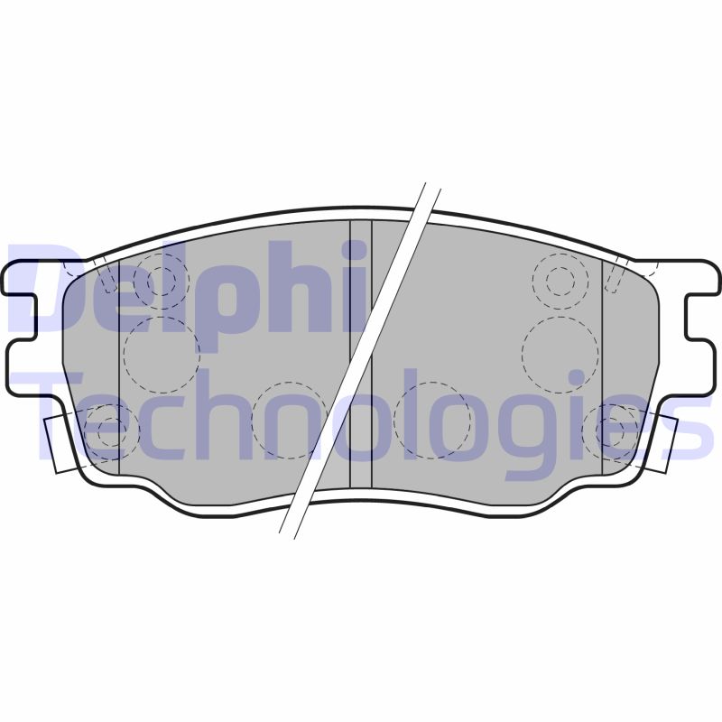 Remblokset Delphi Diesel LP1916