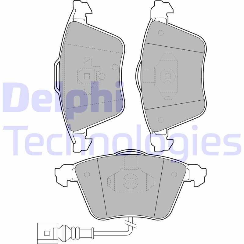 Remblokset Delphi Diesel LP1921