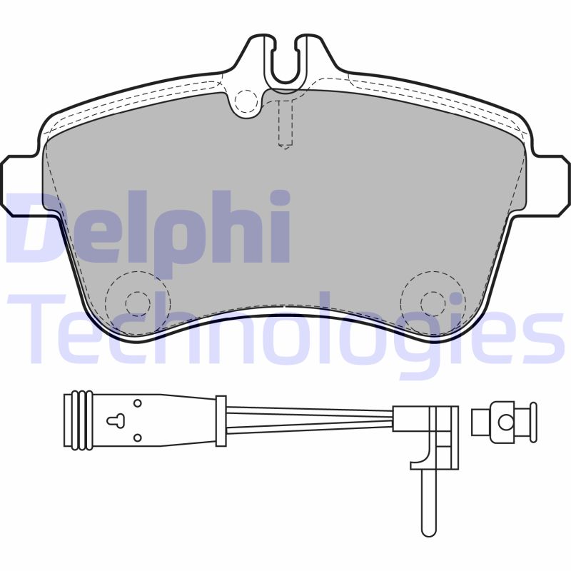 Remblokset Delphi Diesel LP1938