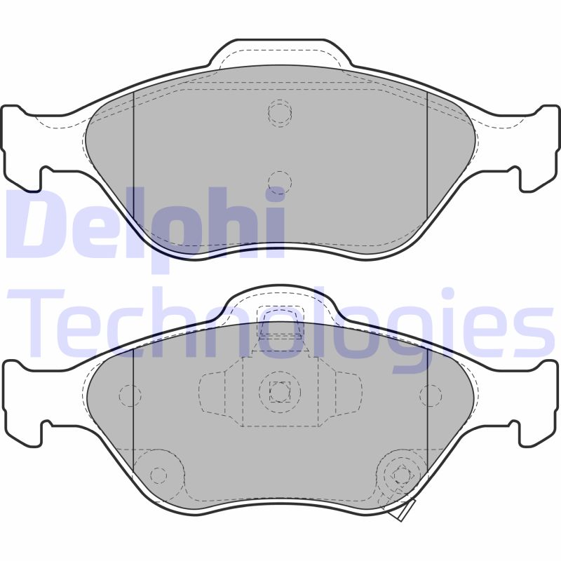 Remblokset Delphi Diesel LP2005