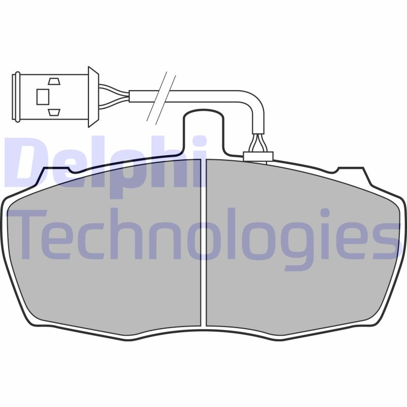 Remblokset Delphi Diesel LP2023