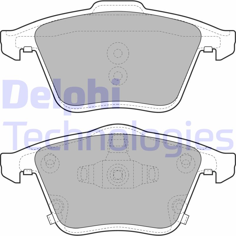 Remblokset Delphi Diesel LP2025