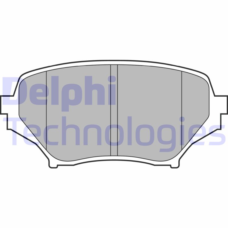 Remblokset Delphi Diesel LP2026