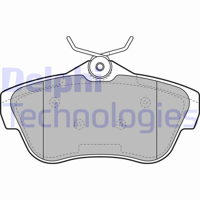 Remblokset Delphi Diesel LP2071