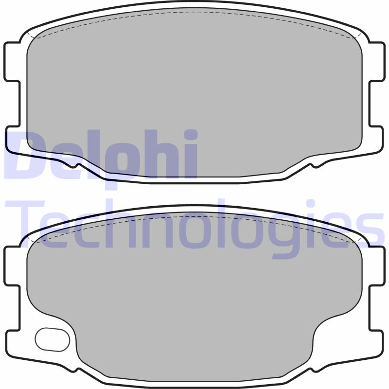 Remblokset Delphi Diesel LP2073