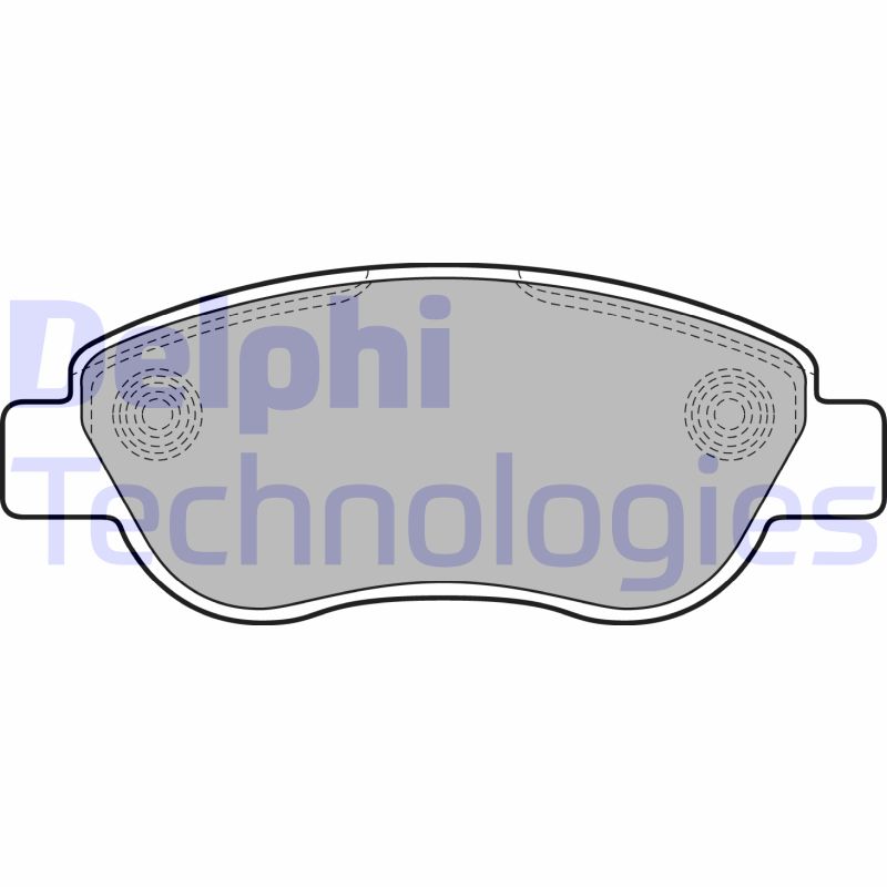 Remblokset Delphi Diesel LP2075
