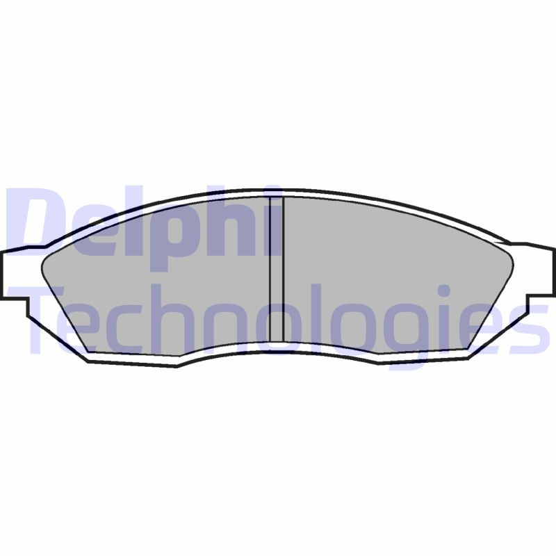 Remblokset Delphi Diesel LP208