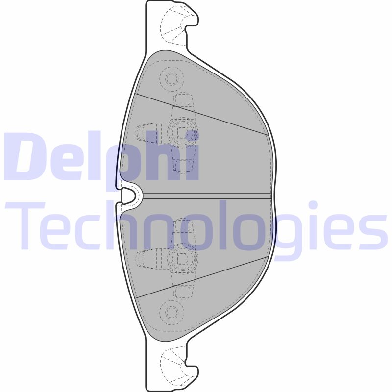 Remblokset Delphi Diesel LP2091