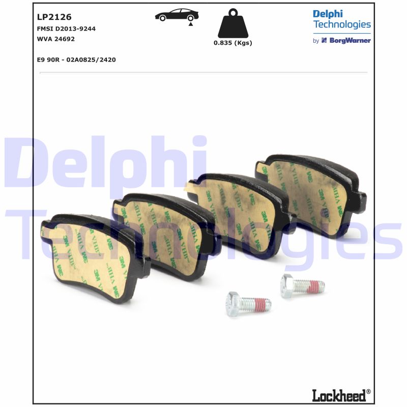 Delphi Diesel Remblokset LP2126