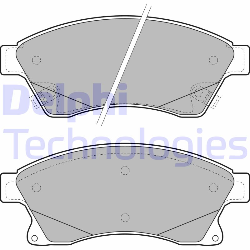 Remblokset Delphi Diesel LP2142