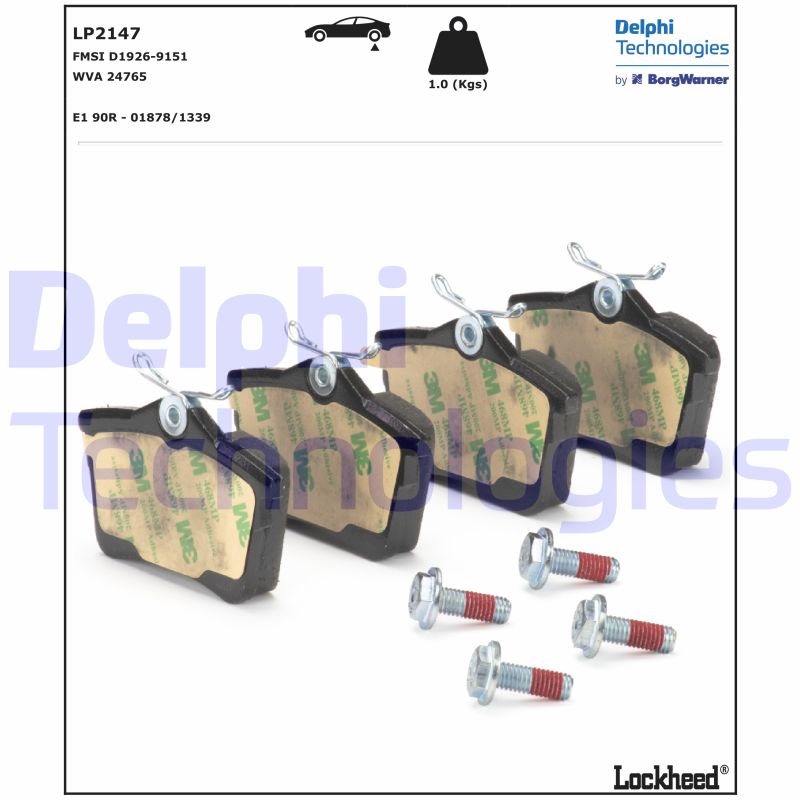 Delphi Diesel Remblokset LP2147