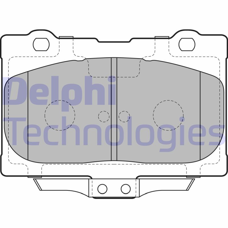 Remblokset Delphi Diesel LP2155