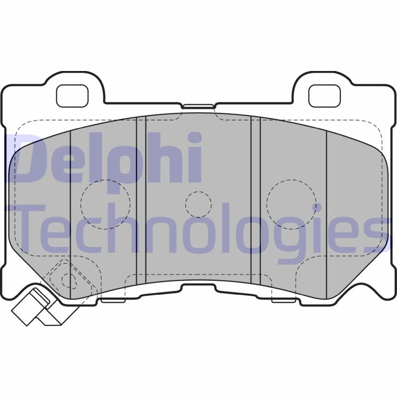 Remblokset Delphi Diesel LP2156