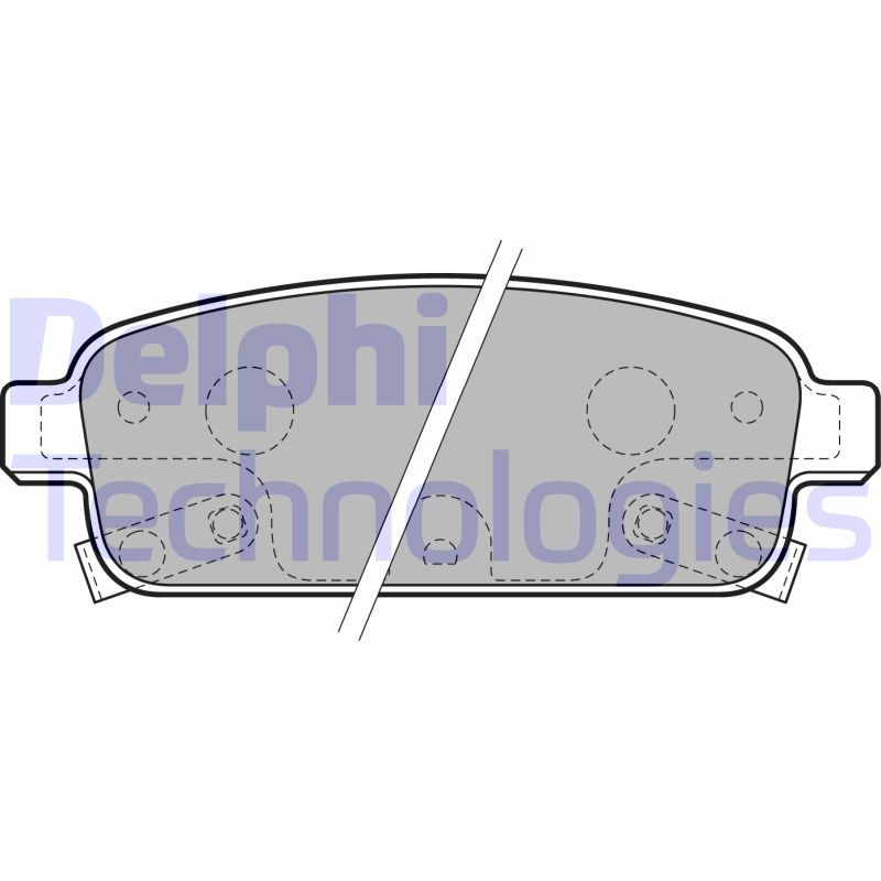 Remblokset Delphi Diesel LP2167