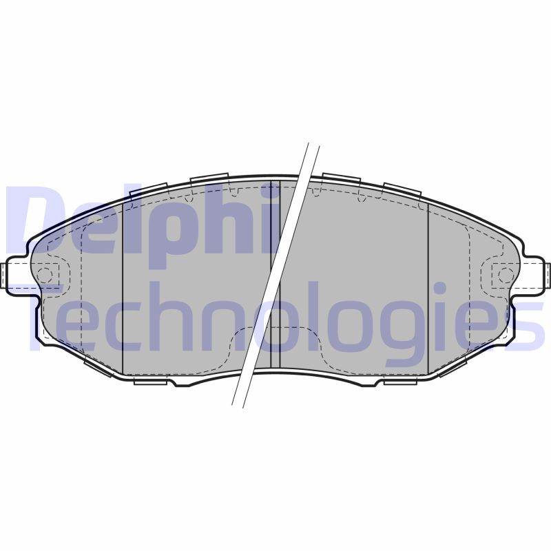 Remblokset Delphi Diesel LP2183