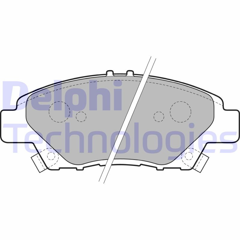 Remblokset Delphi Diesel LP2194