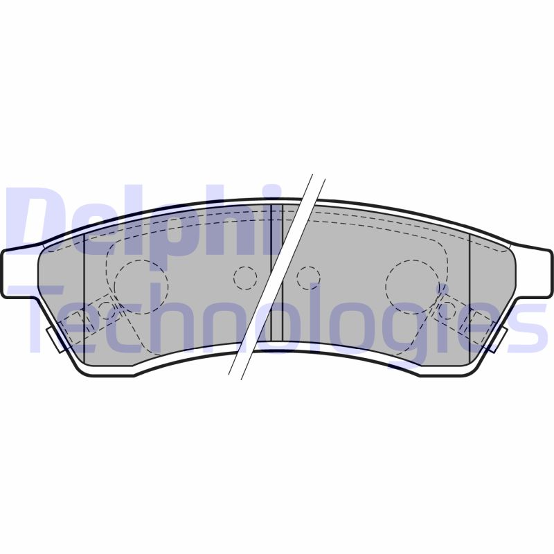 Remblokset Delphi Diesel LP2197