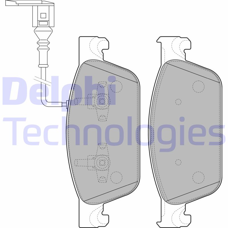 Remblokset Delphi Diesel LP2199