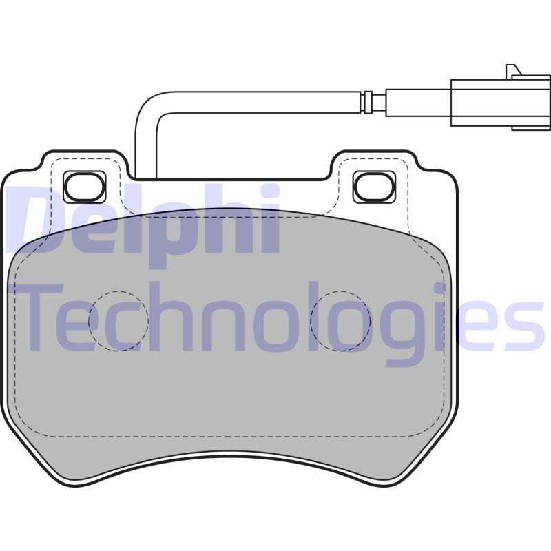 Remblokset Delphi Diesel LP2200