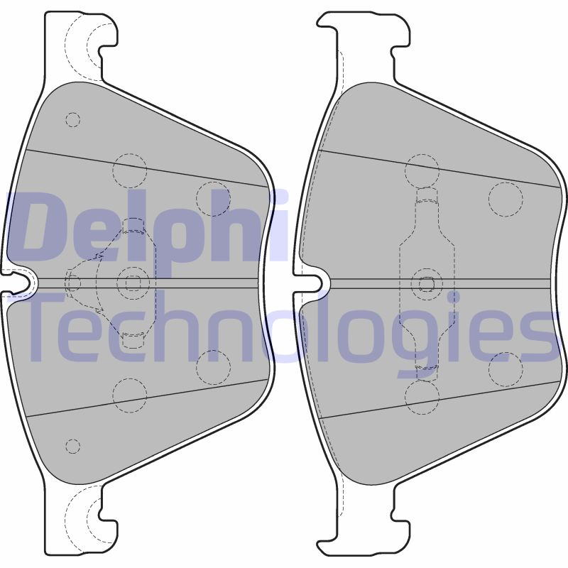 Remblokset Delphi Diesel LP2210