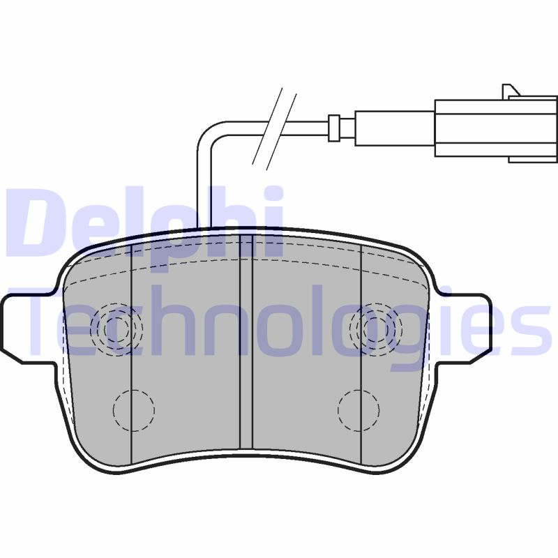 Remblokset Delphi Diesel LP2222