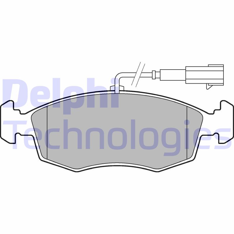 Remblokset Delphi Diesel LP2288