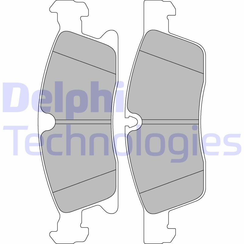 Remblokset Delphi Diesel LP2298